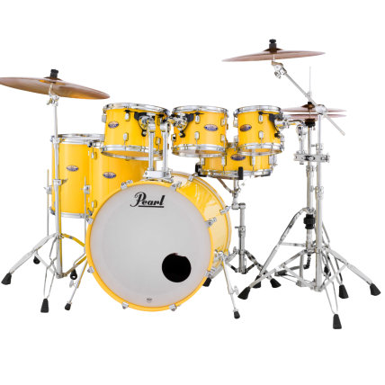 Bateria Pearl DMP925SP/C228 Decade Maple + 0807 C/ 228 + 1414F C/ 228 7 PC Solid Yellow Shell Pack