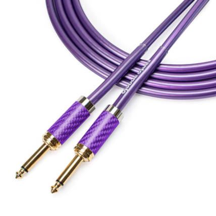 Cabo Santo Angelo Para Guitarra 1,00MM Metal DCI Purple P10XP10 Ouro 15FT/4.57M