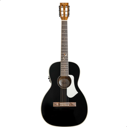 Violao Eletrico Tagima Parlor EQ Aço Tampo Cedro Solido B/S Flamed Okoume FS-500 Black 4959