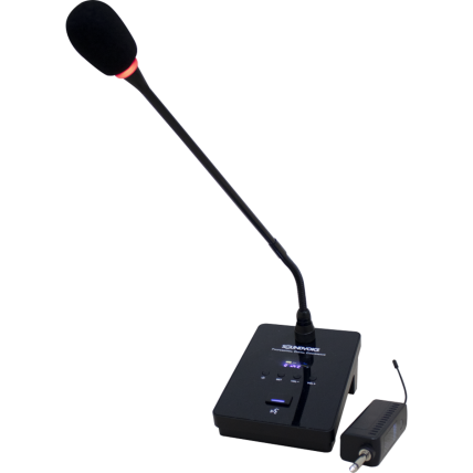 Microfone De Mesa Gooseneck Soundvoice Sem/ Fio MM-200 2590