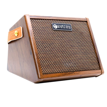 Amplificador Custom Sound Mini 15 Natural Bluetooth Para Violao