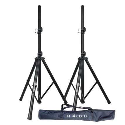 Suporte Caixa Som H-Audio ST03M Par'' Com Capa