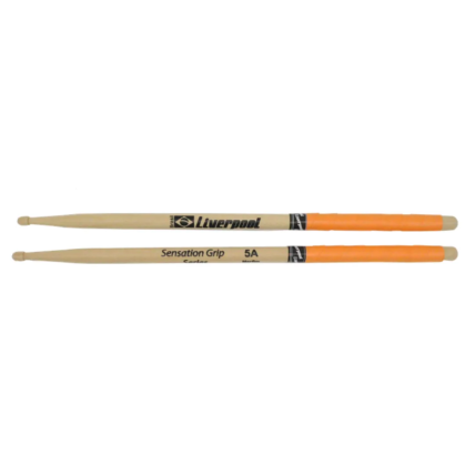 Baqueta Liverpool Sensation Grip Eva 5A Madeira Laranja