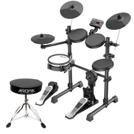 Bateria Eletrônica Aroma TDX-15S Drum Com Banco