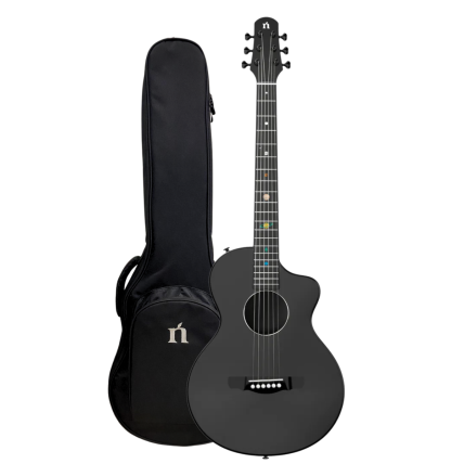 Violão Natasha Asteroid +NSX Smart- elétrico Com Efeitos e App Cosmic Black