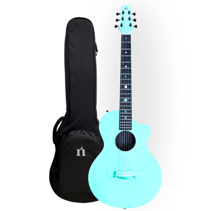 Violão Natasha Asteroid +NSX Smart- elétrico Com Efeitos e App Ocean Blue