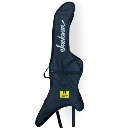 Capa Lecourucci Para Guitarra Modelo Especial Black 600 Flying V