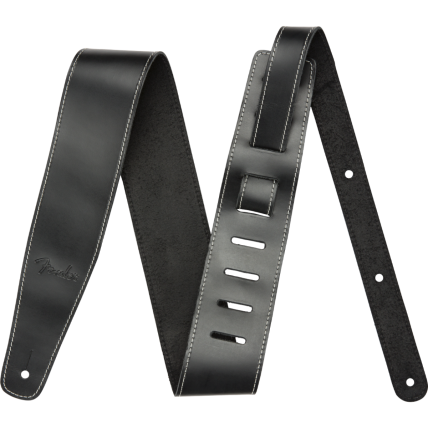 Correia Fender Broken-In Leather Strap 0990641006 Black 2.5''