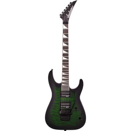 Guitarra Jackson JS Series Dinky Arch Top JS32Q Dka Amaranth Fingerboard Transparent Green BurstT 2918804587