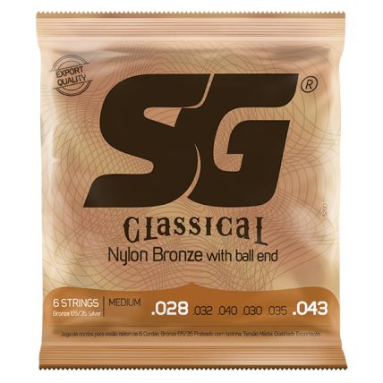 Encordoamento Sg Violão Nylon Bronze